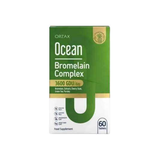 ORZAX Ocean Bromelain Complex 60 Kapsül