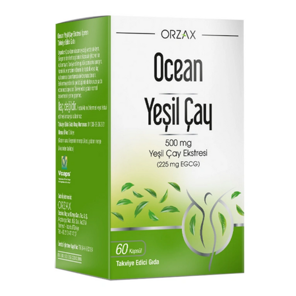 ORZAX Ocean Green Tea Takviye Edici Gıda 60 Kapsül