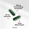 ORZAX Ocean Panax Ginseng 500 mg 60 Kapsül