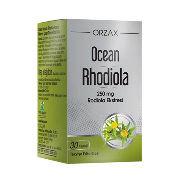 ORZAX Ocean Rhodiola Kapsül 250mg 30 Kapsül