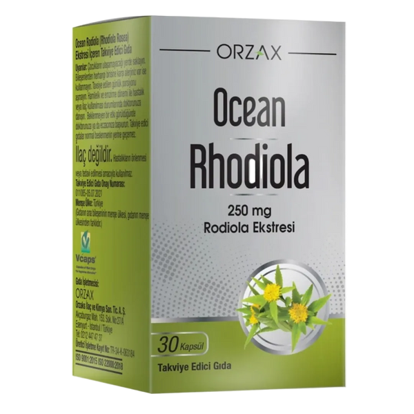 ORZAX Ocean Rhodiola Kapsül 250mg 30 Kapsül