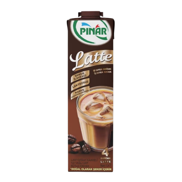 Pınar Latte Laktozsuz Şeker İlavesiz 1L