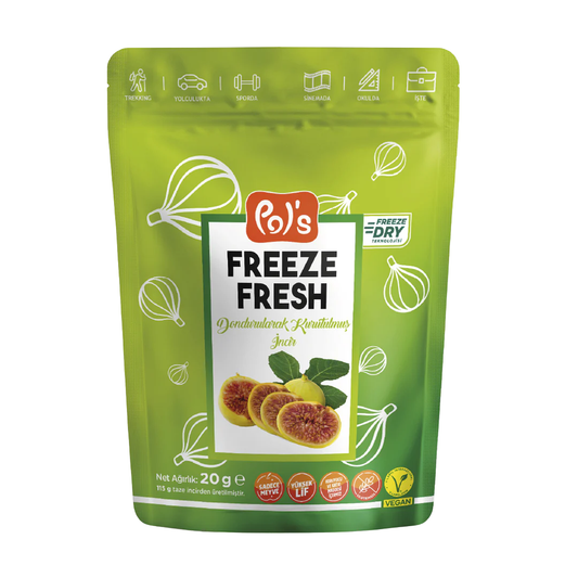 POL’S Freeze Fresh Dondurularak Kurutulmuş İncir 20g