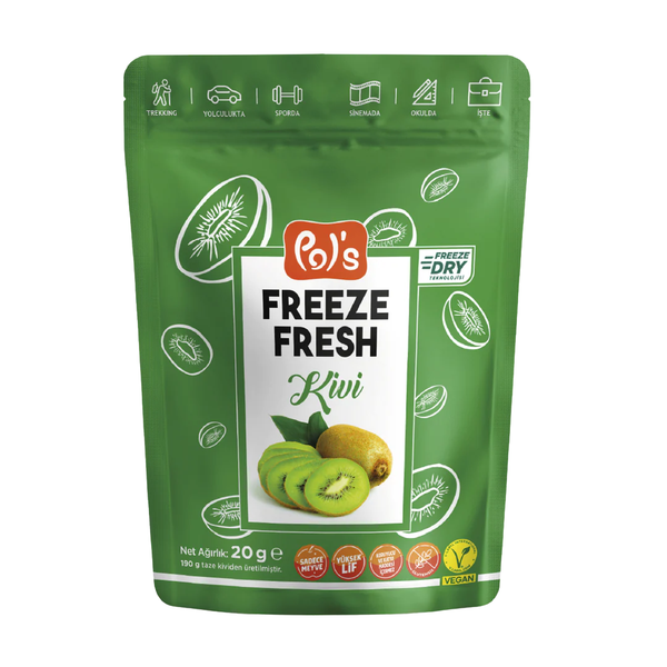 POL’S Freeze Fresh Dondurularak Kurutulmuş Kivi 20g