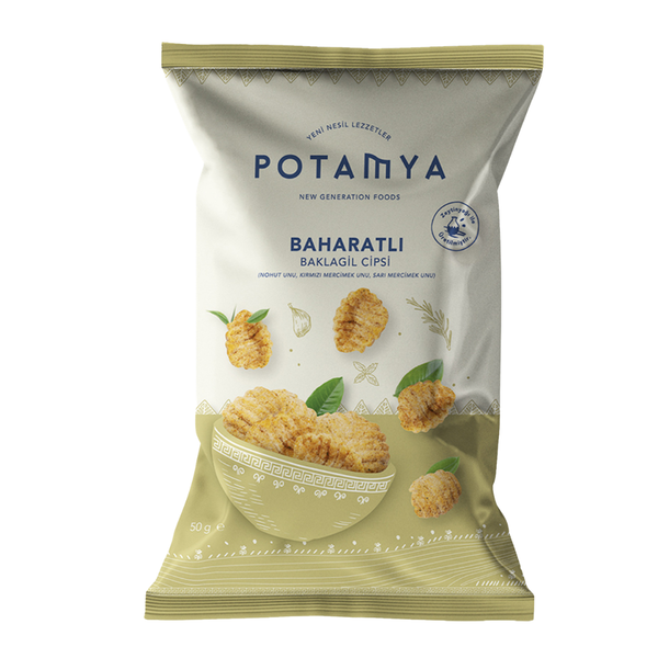 POTAMYA Baharatlı Baklagil Cipsi 50g