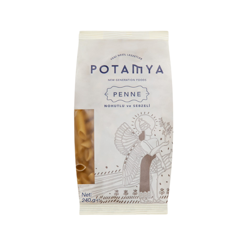 Potamya Sebzeli ve Nohutlu Penne Makarna 240g