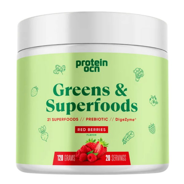 PROTEINOCEAN Greens & Superfoods Red Berries 120g