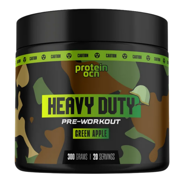 PROTEINOCEAN Heavy Duty Pre-Workout Green Apple 300g