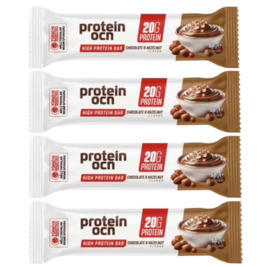 PROTEİNOCEAN Protein Bar Chocolate & Hazelnut 50g x 4 Adet