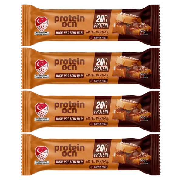 PROTEİNOCEAN Salted Caramel Bar 50g x 4 Adet