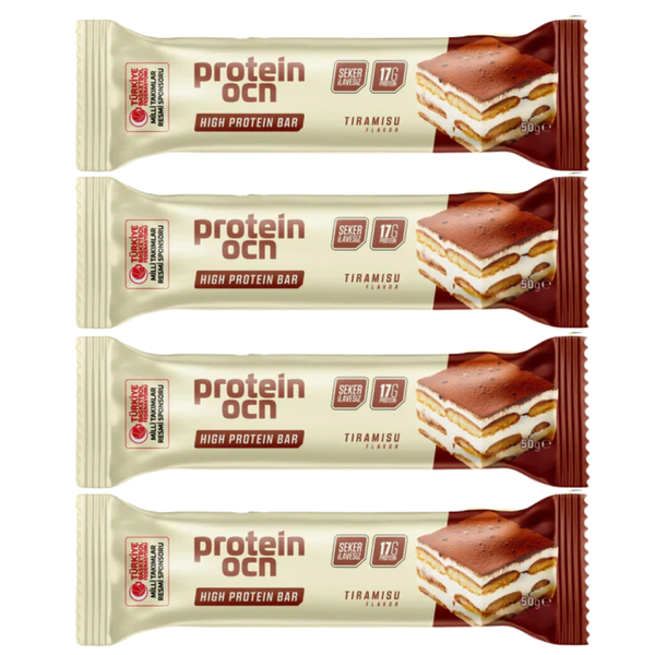 PROTEİNOCEAN Tiramisu Protein Bar 50g x 4 Adet