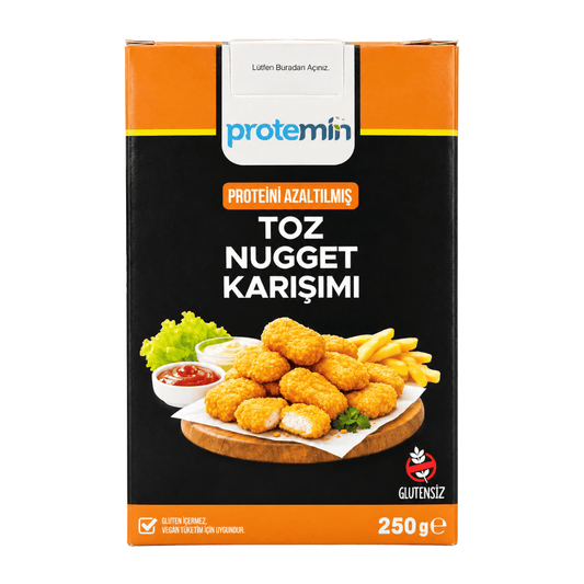 PROTEMİN Düşük Proteinli Toz Nugget Karışımı 250g