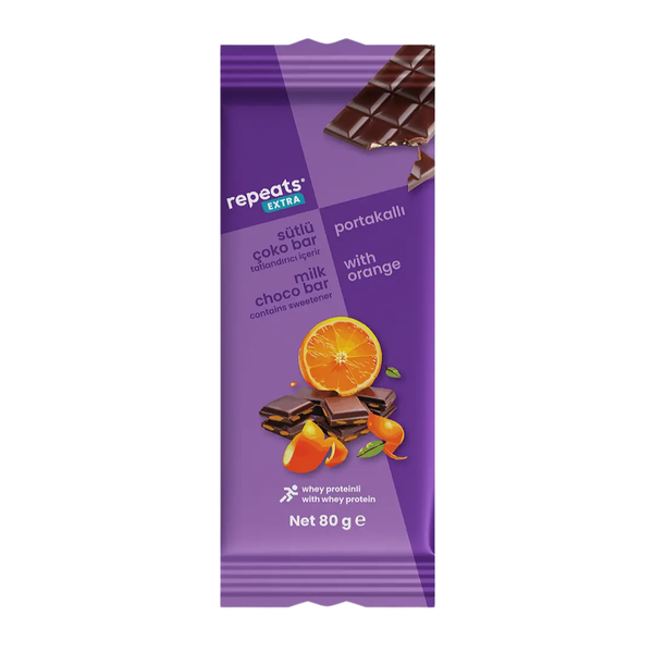 REPEATS Extra Sütlü Portakallı Bar 80g