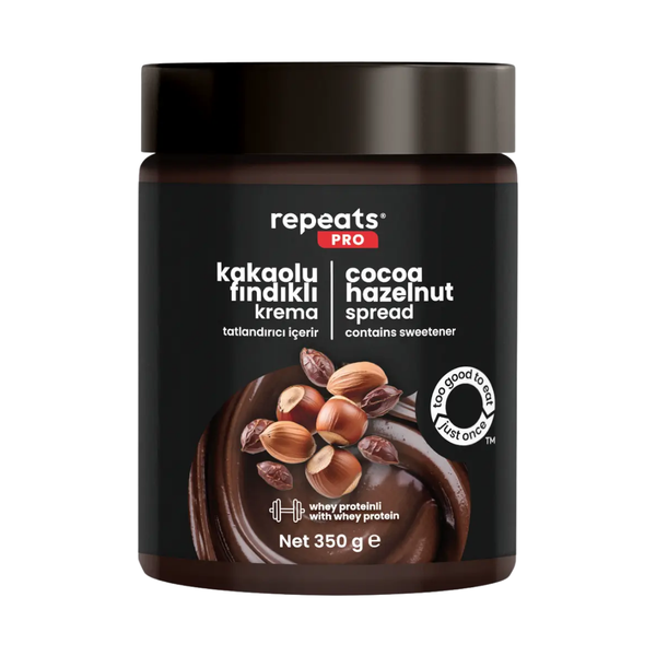 REPEATS Pro Kakaolu Fındıklı Krema 350g