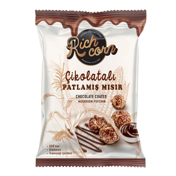 RICH CORN Çikolatalı Patlamış Mısır 50g