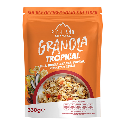 RİCHLAND Granola Tropikal Meyveli 330g