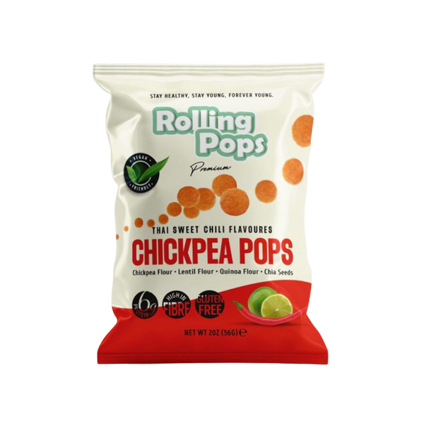 ROLLING POPS Thai Tatlı Acı Soslu Nohut Cipsi 56g