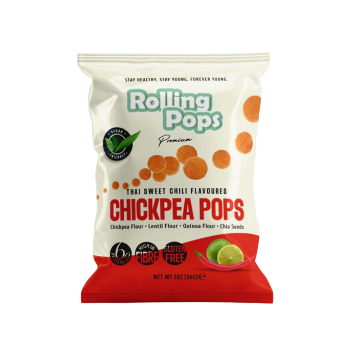 ROLLING POPS Thai Tatlı Acı Soslu Nohut Cipsi 56g