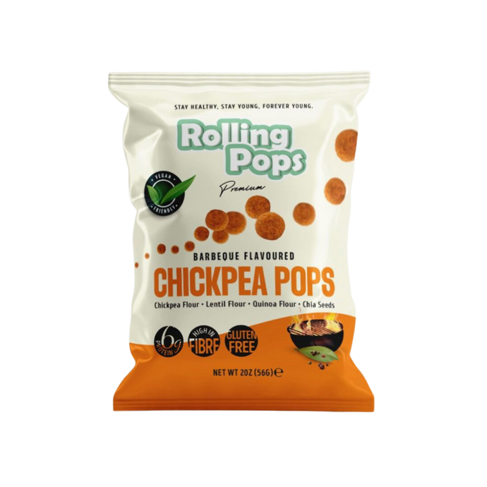 ROLLING POPS Premium BBQ Nohut Cipsi 56g