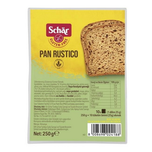 SCHAR Pan Rustico Glutensiz Çok Tahıllı Ekmek 250g