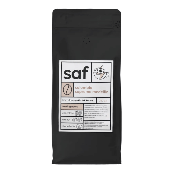 SAF Kavrulmuş Çekirdek Kahve Colombia 250g