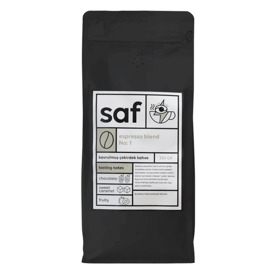 SAF Kavrulmuş Çekirdek Kahve Espresso Blend No:1 250g