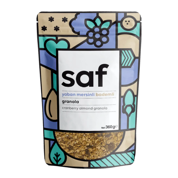 SAF Yaban Mersinli & Bademli Granola 360g