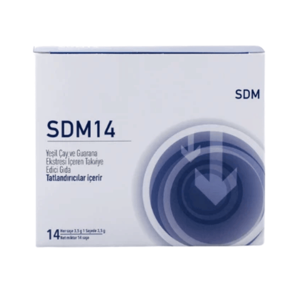 SDM Sdm14 Yeşil Çay Ve Guarana Ekstresi İçeren Takviye Edici Gıda 14 Saşe