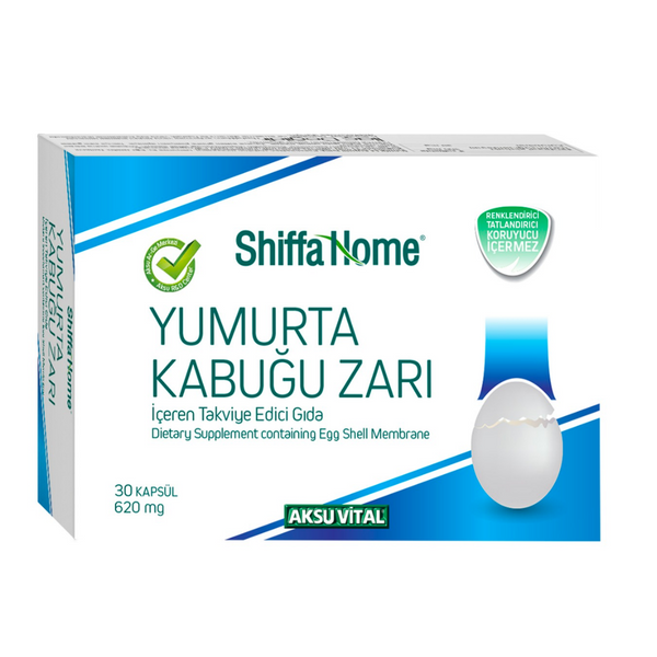 SHİFFA HOME Yumurta Kabuğu Zarı Hapı 30 Kapsül