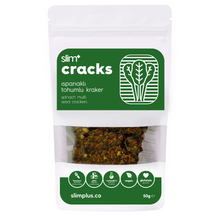 Görseli Galeri görüntüleyiciye yükleyin, SLİMPLUS Ispanaklı Glutensiz Tohum Kraker Cracks 50g
