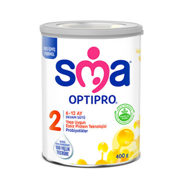 SMA Optipro Probiyotik 2 Devam Sütü 400 gr (6-12 Ay)