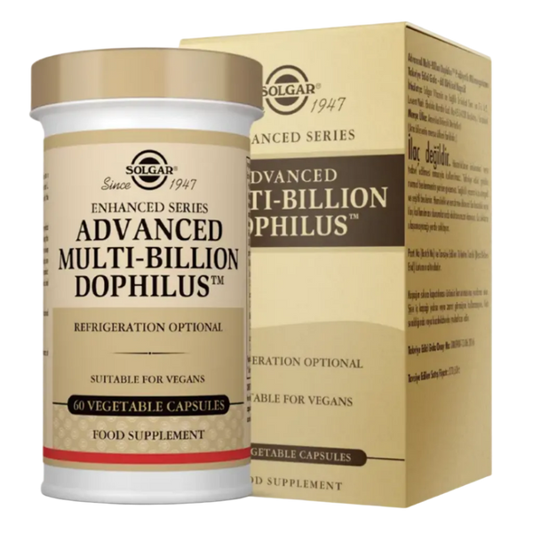SOLGAR Advanced Multi-Billion Dophilus Probiyotik 60 Kapsül