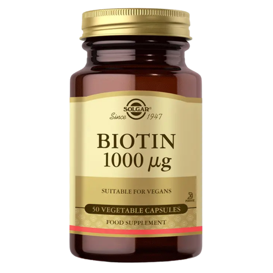 SOLGAR Biotin 1000mcg 50 Kapsül