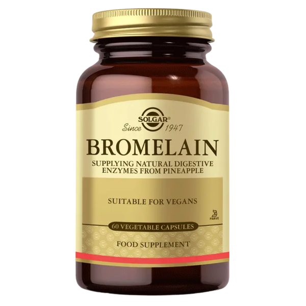 SOLGAR Bromelain 60 Kapsül