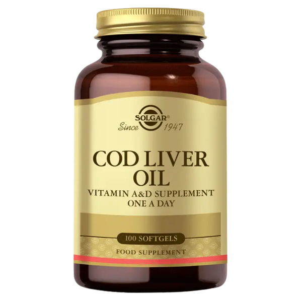 SOLGAR Cod Liver Oil 100 Kapsül