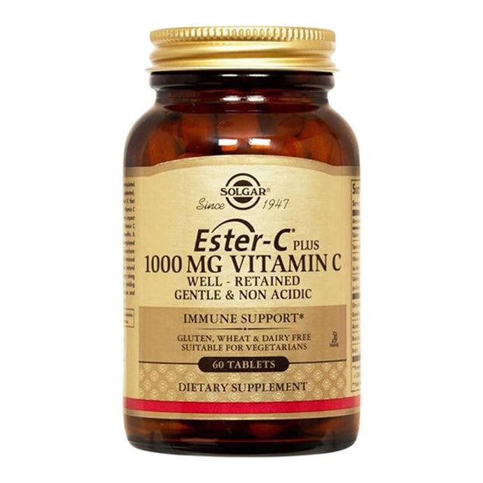 SOLGAR Ester C Plus Vitamin C 1000 mg 60 Tablet