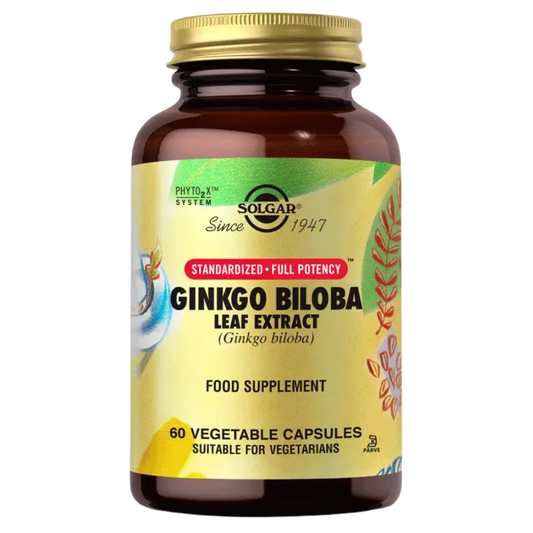 SOLGAR Ginkgo Biloba Leaf Extract 60 Kapsül