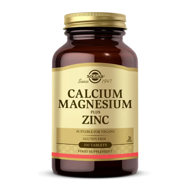 SOLGAR Kalsiyum Magnezyum Ve Çinko 100 tablet