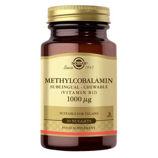 SOLGAR Methylcobalamin (B12) 1000mcg 30 Dilaltı Tablet