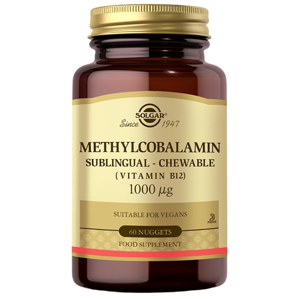 SOLGAR Methylcobalamin Vitamin B12 60 Tablet 1000mg