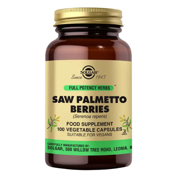 SOLGAR Saw Palmetto Berries 520mg 100 Kapsül