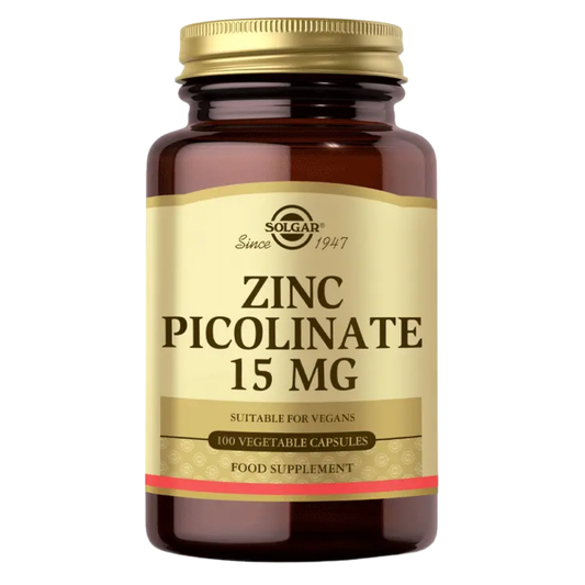 SOLGAR Zinc Picolinate 15mg 100 Kapsül