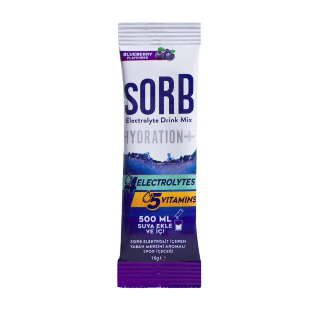 SORB Electrolyte Drink Mix Blueberry 16g – Özel Beslenme