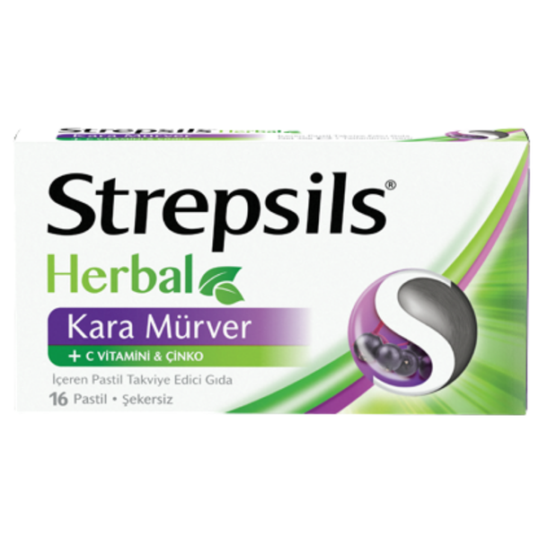 STREPSILS Herbal Karamürver 16 Pastil