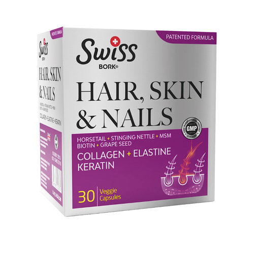 SWİSS BORK Hair Skin Nails 30 Kapsül