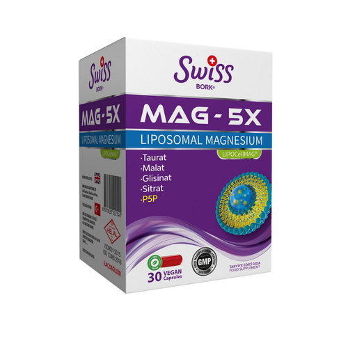Swiss Bork Mag 5x 30 Kapsül