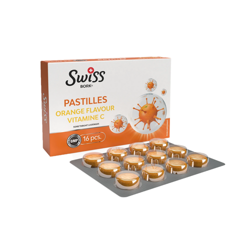  Swiss Bork Portakal C-Vitamini 16 Pastil