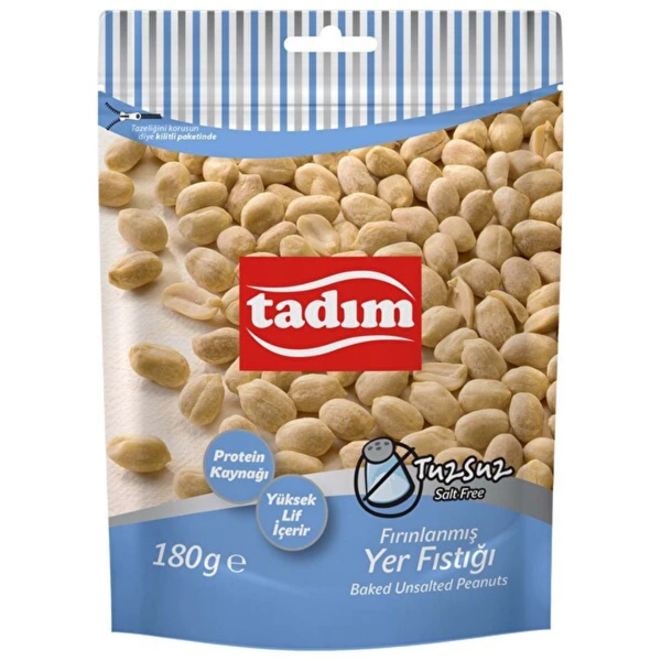 TADIM Tuzsuz Fırınlanmış Yer Fıstığı 180g