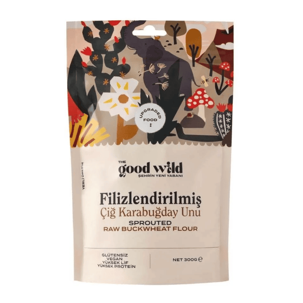 THE GOOD WILD Filizlendirilmiş Çiğ Karabuğday Unu 300g