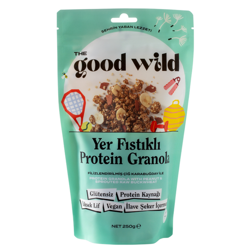 THE GOOD WILD Yer Fıstıklı Protein Granola 250g